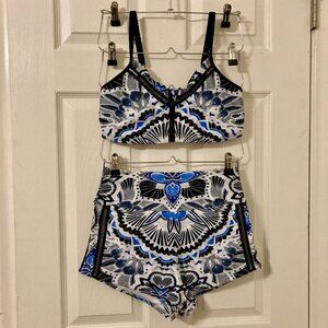 NWOT, Excellent Condition Swim Set, SZ 12 Bralette, SZ 10 Boyshorts